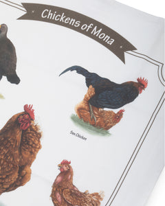 Chickens of Mona Tea Towel