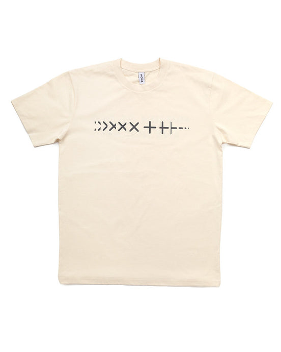 Mona Dismantled Crosses Tee (Ecru)