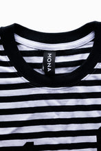 Load image into Gallery viewer, Mona Stripes and Smiles Tee