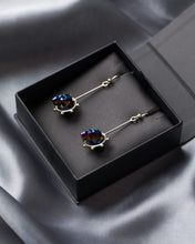 Load image into Gallery viewer, Jon Williamson Holy Mother of God Earrings Blue Skull